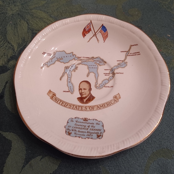 Alfred Meakin St. Lawrence Seaway Queen Elizabeth 1959 Commemorative Teacup - Picture 3 of 7